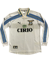 Camiseta Lazio 00/01 II de Visitante Manga Larga - Versión Retro