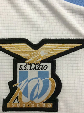 Camiseta Lazio 00/01 II de Visitante Manga Larga - Versión Retro