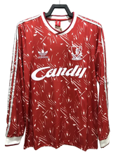 Camiseta Liverpool 89/91 I de Local - Manga Larga Versión Retro