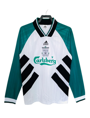Camiseta Liverpool 93/95 II de Visitante - Manga Larga Versión Retro