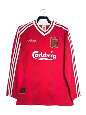 Camiseta Liverpool 95/96 I de Local - Manga Larga Versión Retro